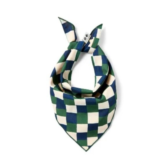 NEW Reversible Compass Dog and Cat Bandana - Dark Yellow - The Cuddle Collab M/L - Picture 3 of 8